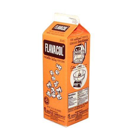 Commodity Popcorn Popcorn Flavacol Butter Flavored Seasoning Salt 35 oz. Carton, PK12 2045